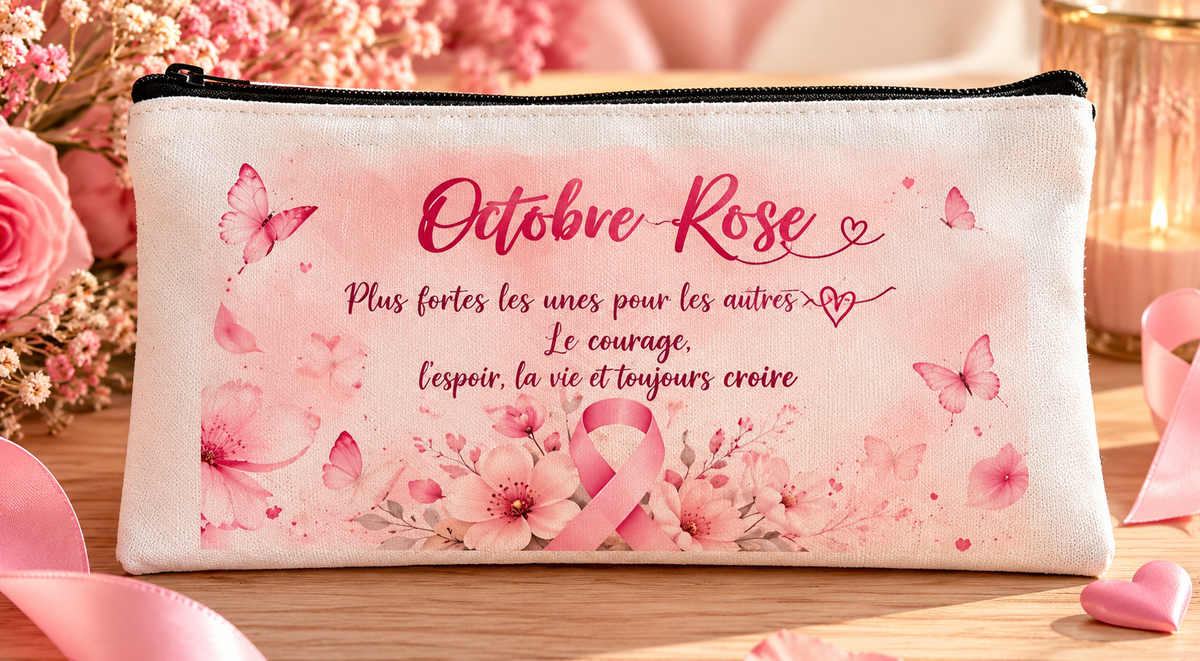 Trousse octobre rose