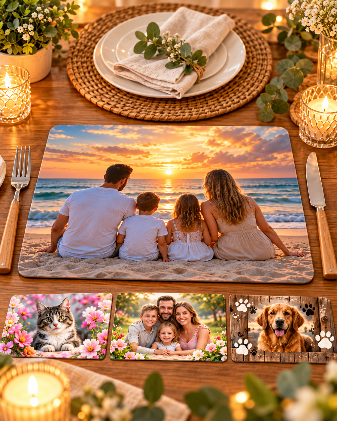 Set de table personnalisé
