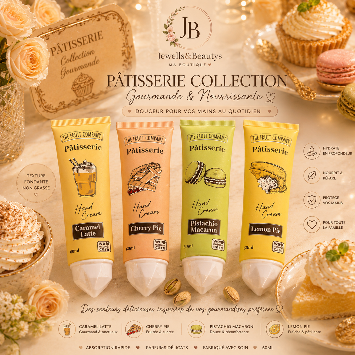 🍰 Crèmes Mains Pâtisserie – The Fruit Company