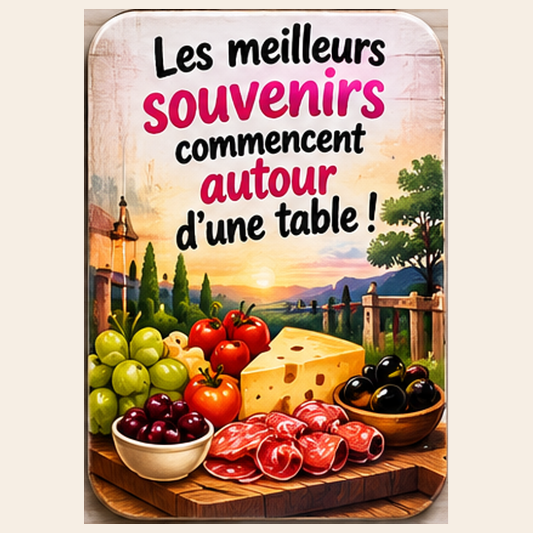 DESSOUS DE VERRE PERSONNALISÉS
