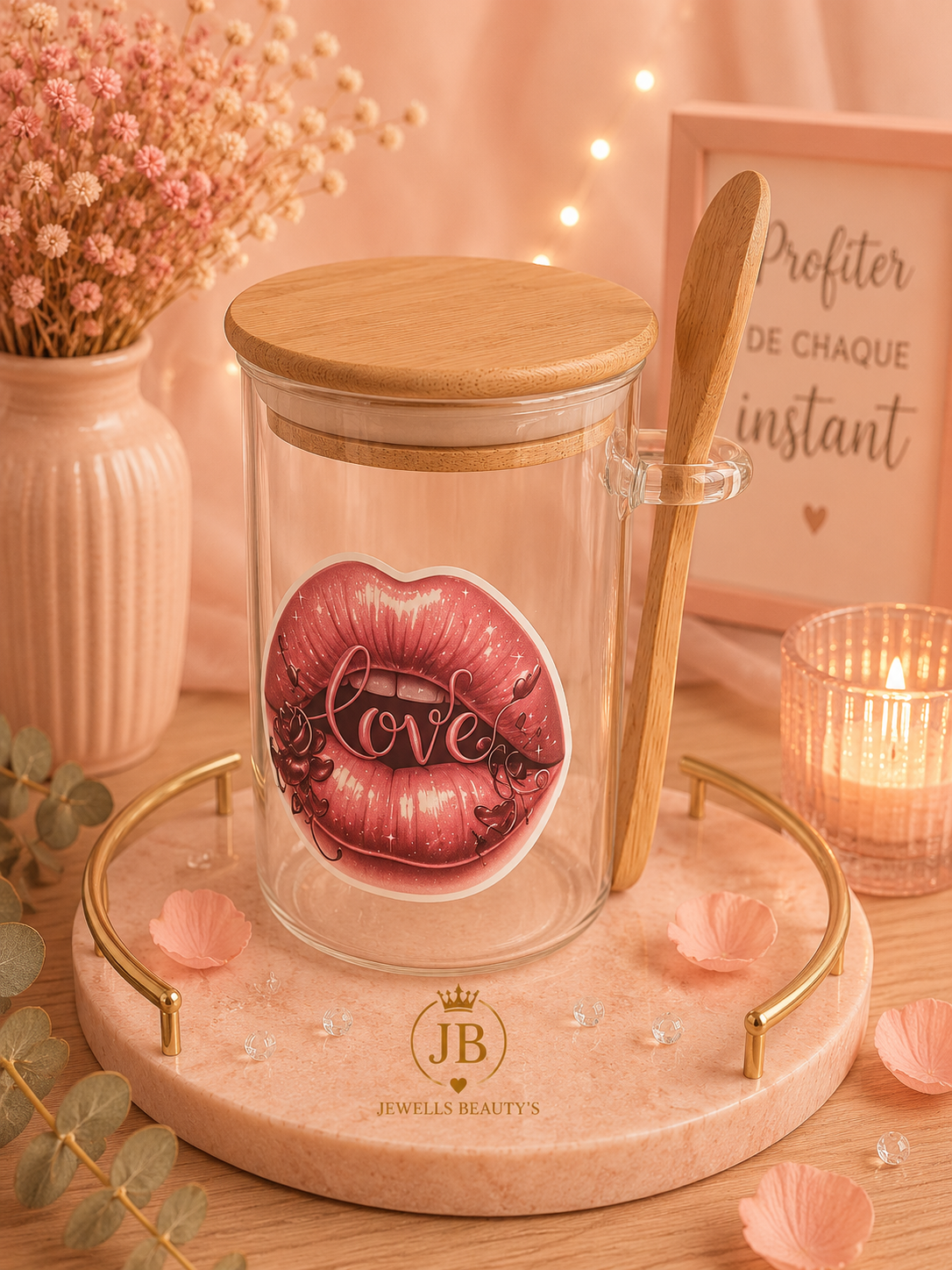 Mug Overnight Premium avec couvercle & cuillère