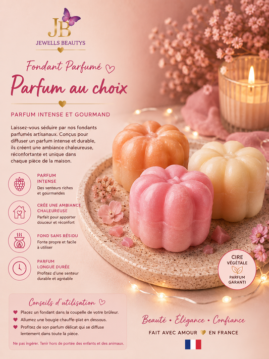 Fondant ou bougies (mèche) Citrouille