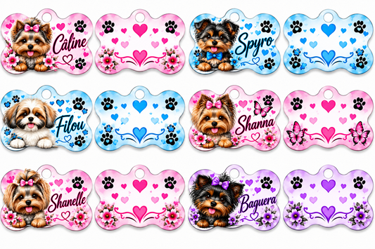 🐶🐱 Médailles personnalisées pour chiens et chats

💖 💖