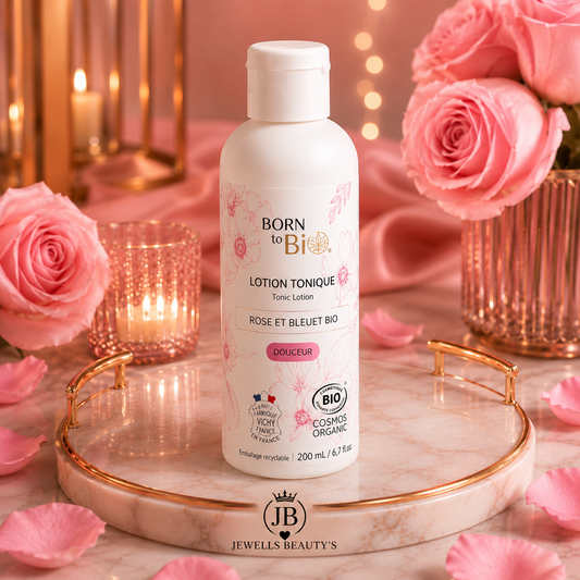 Lotion tonique Rose et Bleuet - Certifiée Bio