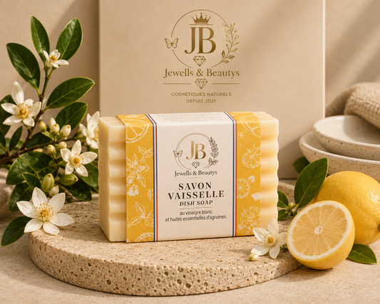 Savon Vaisselle Vinaigre blanc et huile essentielle d'agrume