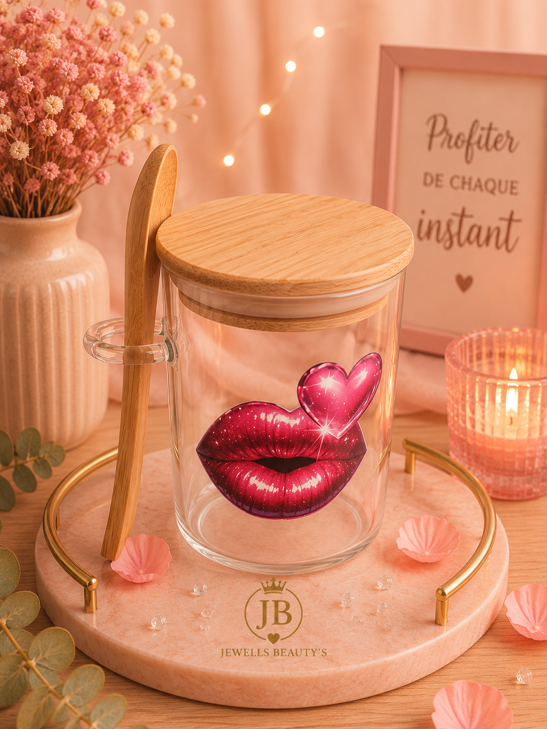 Mug Overnight Premium avec couvercle & cuillère