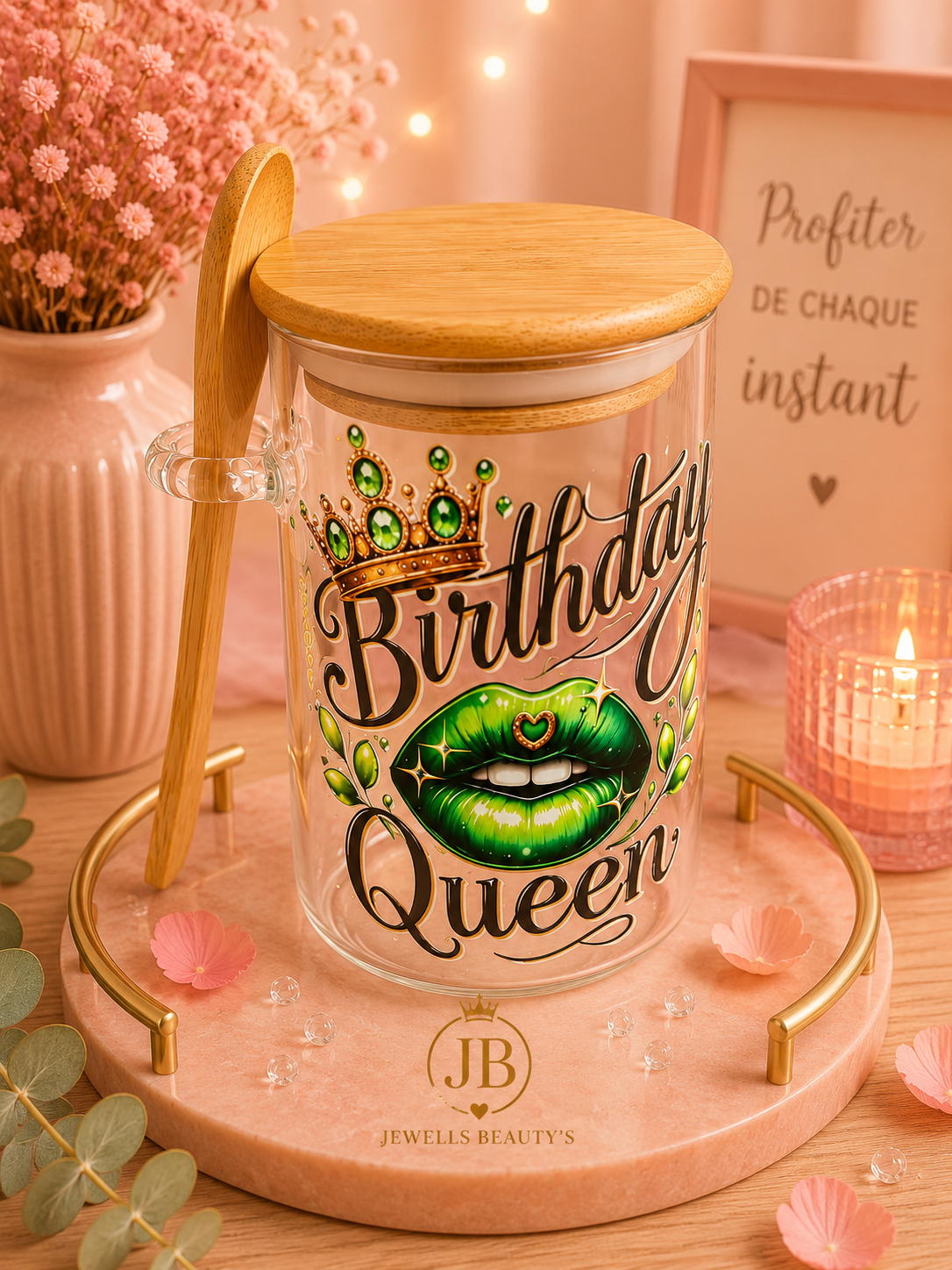 Mug Overnight Premium avec couvercle & cuillère