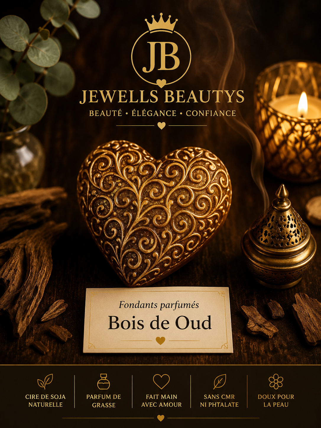 Tablette bois de oud