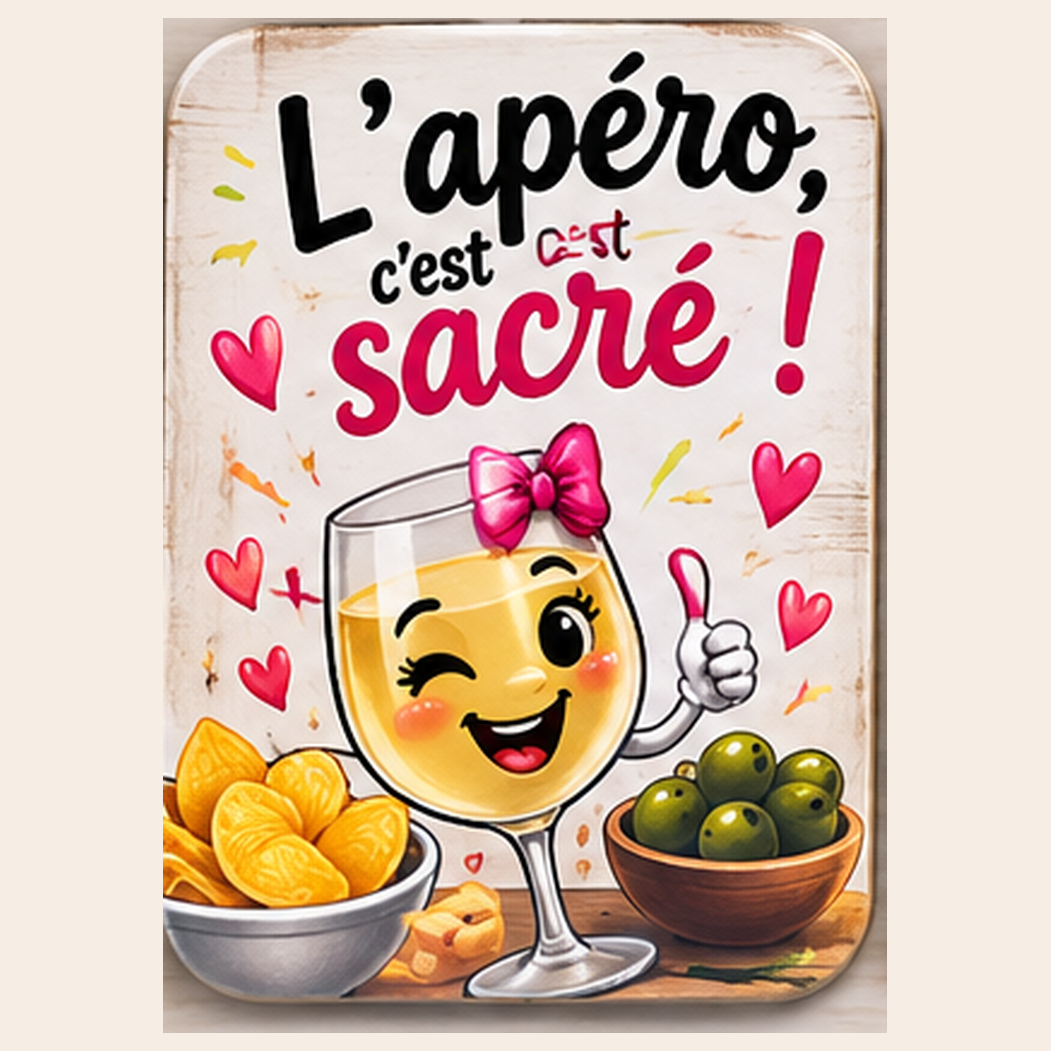 DESSOUS DE VERRE PERSONNALISÉS