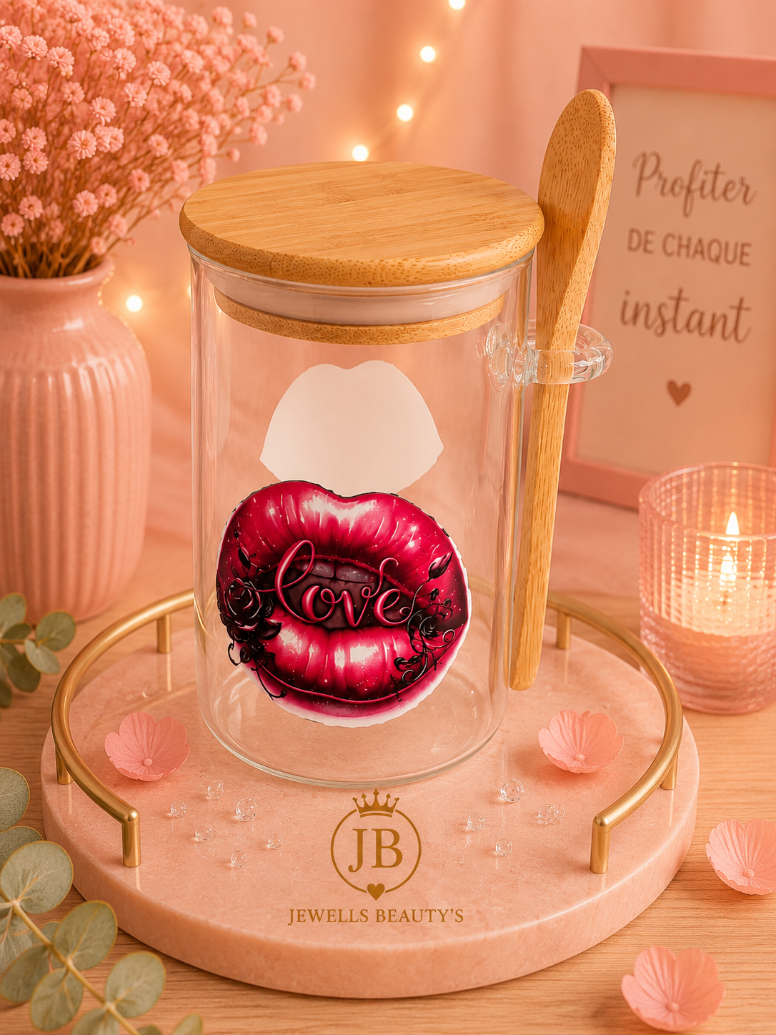 Mug Overnight Premium avec couvercle & cuillère