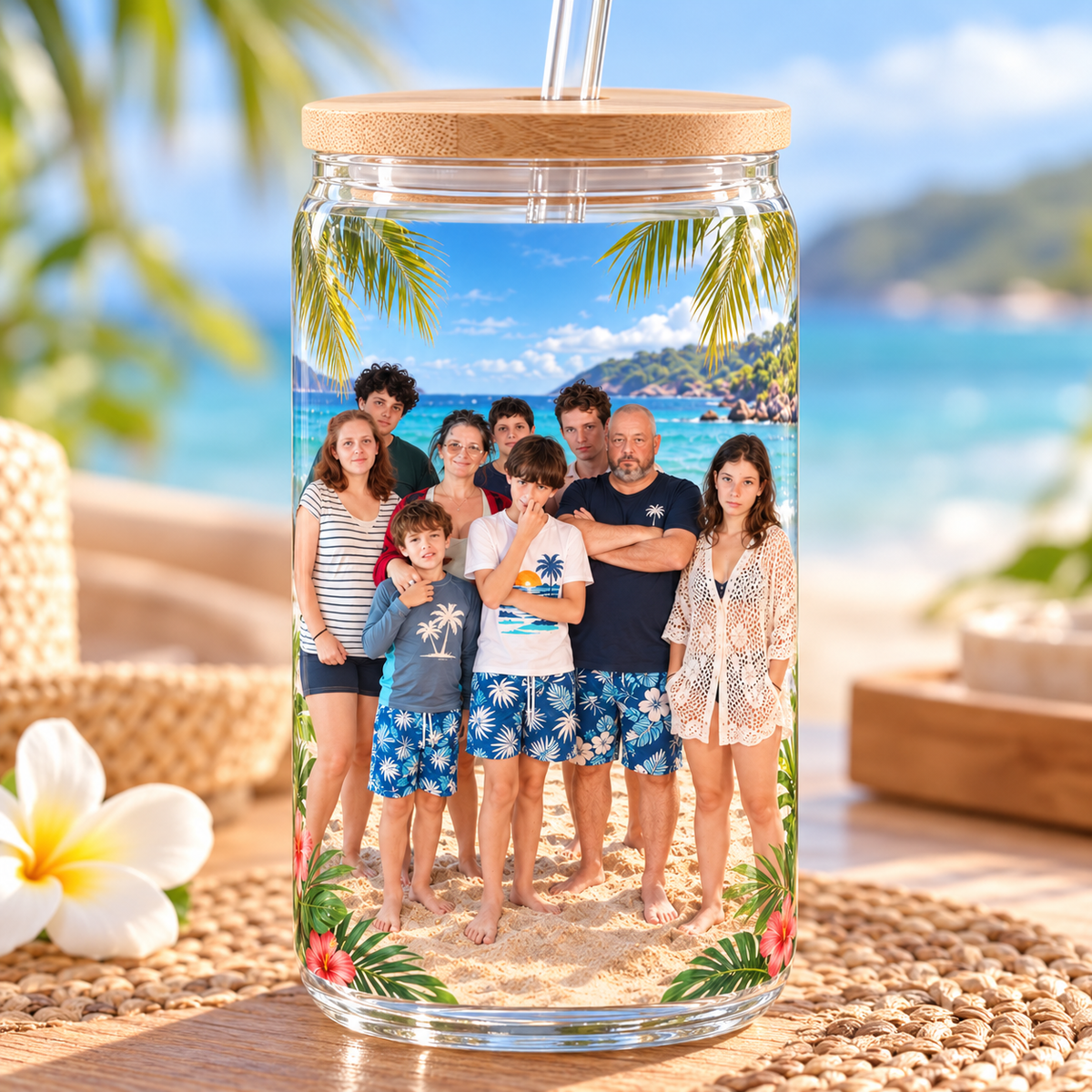 Verre à paille personnalisé