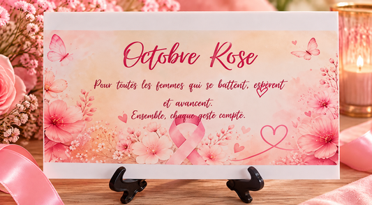 Plaque decorative personnalisable