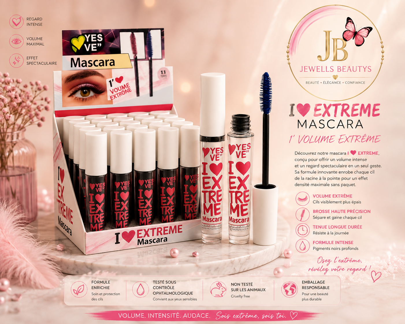 MASCARA VOLUME TRANSPARENT