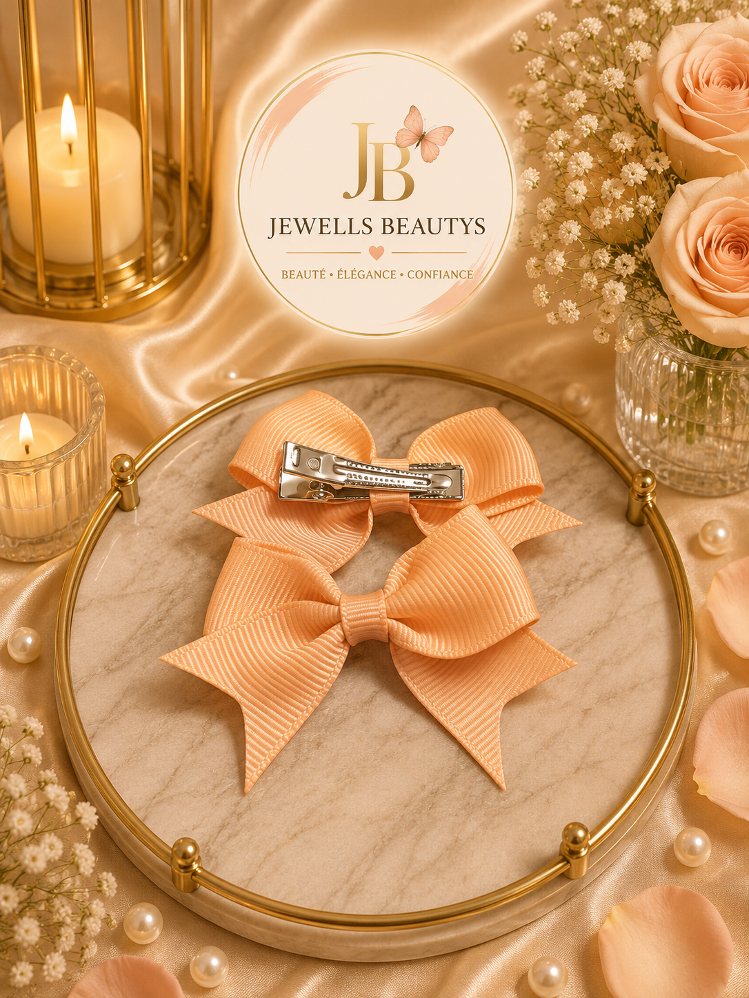 Barrette Nœud Classique