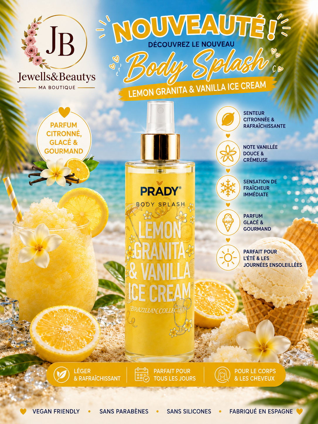 💖 Body Splash Prady – Collection Brazilian