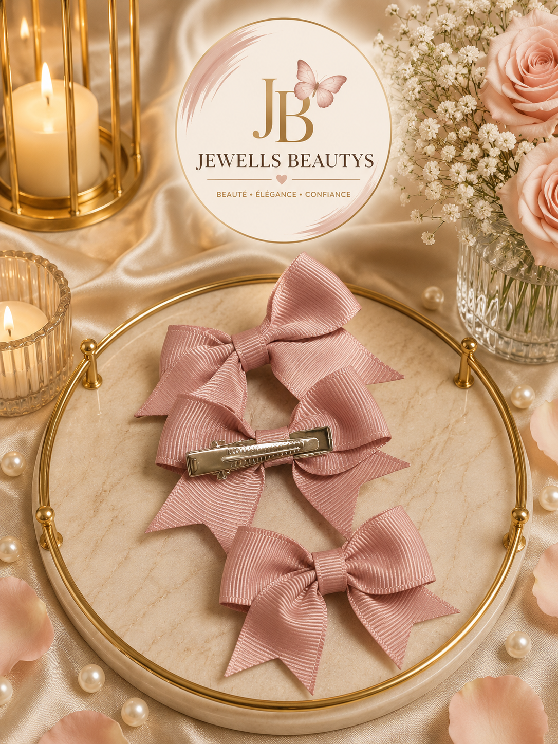 Barrette Nœud Classique